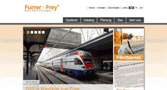 Desktop Screenshot of furrerfrey.ch