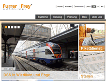 Tablet Screenshot of furrerfrey.ch